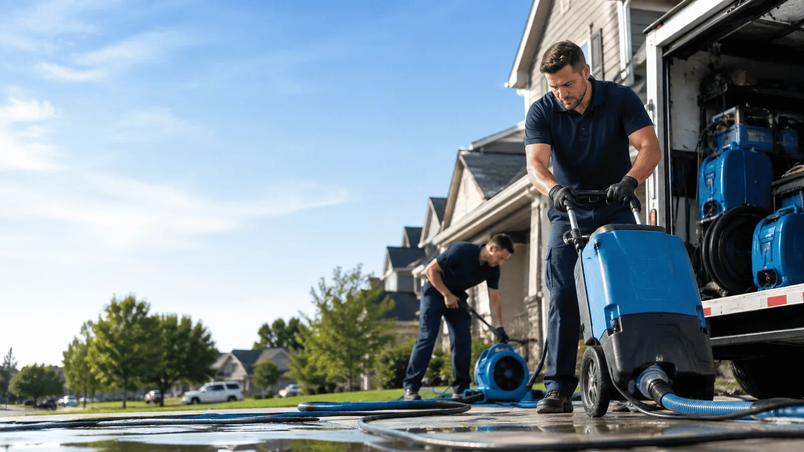 Structural Drying being performed in Plymouth, WA